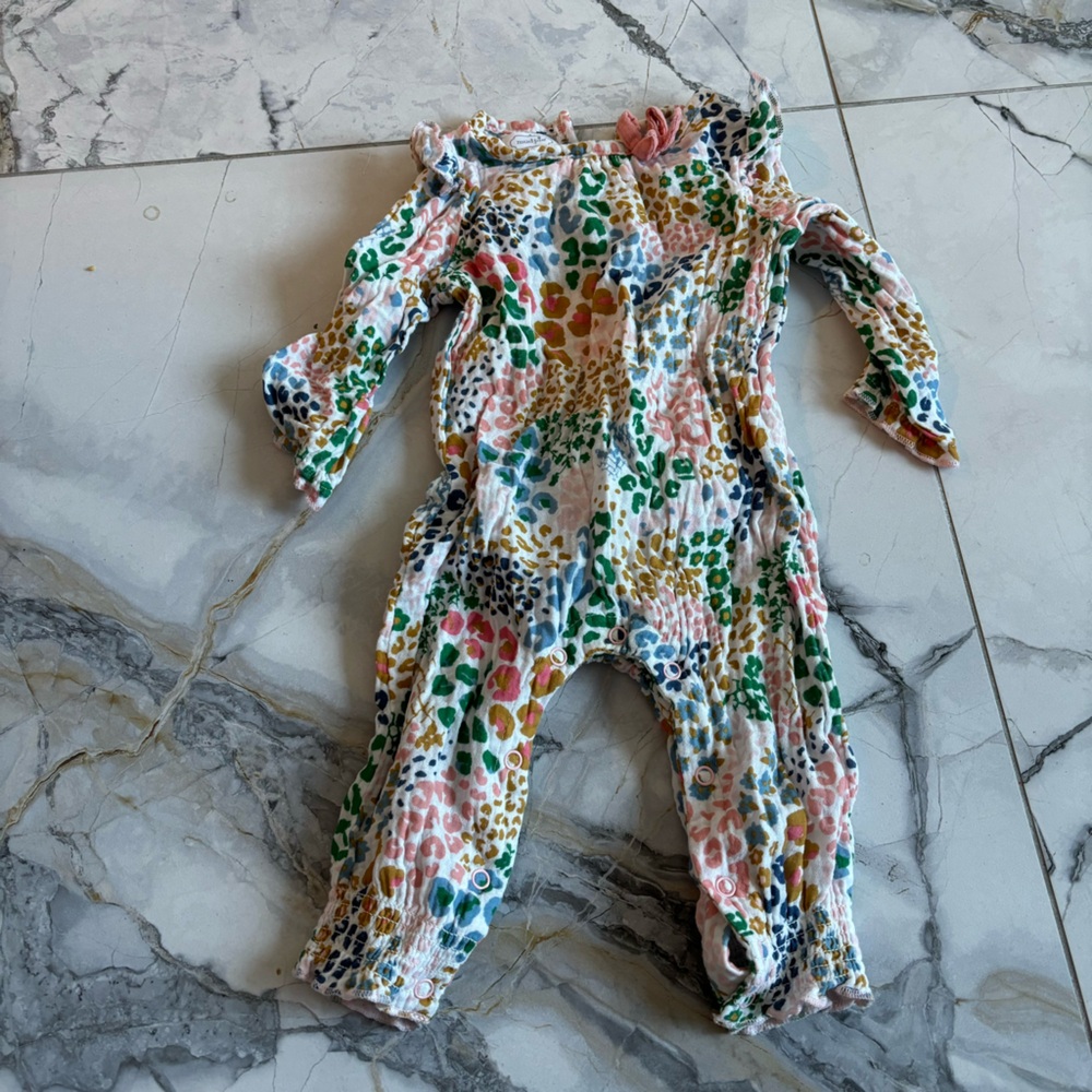 Mud Pie Multicolor Baby Romper